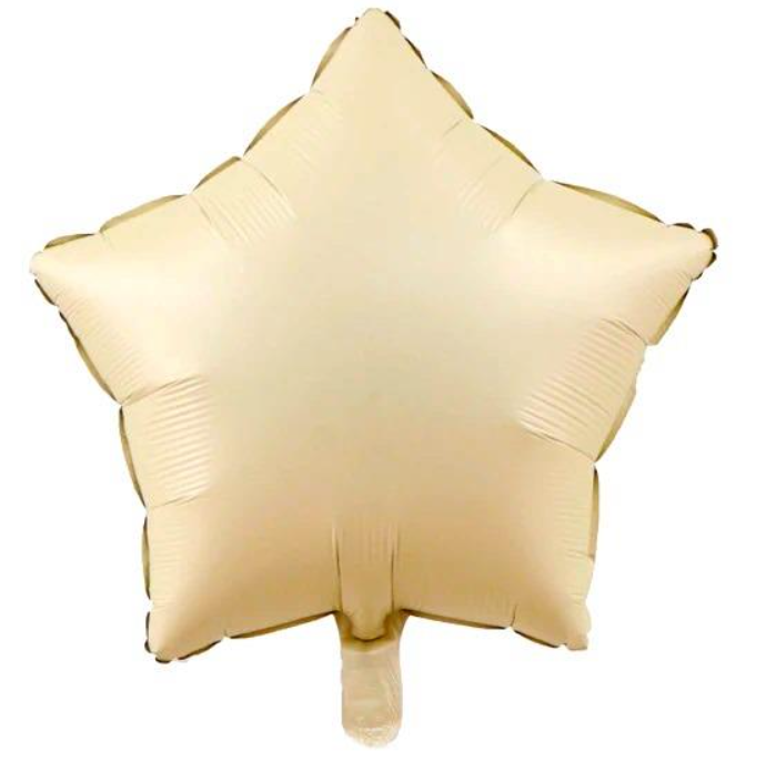 Yıldız Folyo Balon Bej 18 INÇ